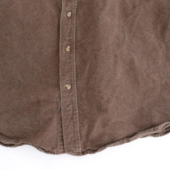 Guide Series 100% Cotton Outdoors Hunting Brown Button Down Shacket Shirt ~XLT - Picture 11 of 13